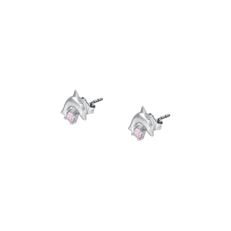 Boucles d'oreilles CLEOR pour enfant en Argent 925/1000 serti de zircon - 0.001 g - taille : #null# - Z0160850