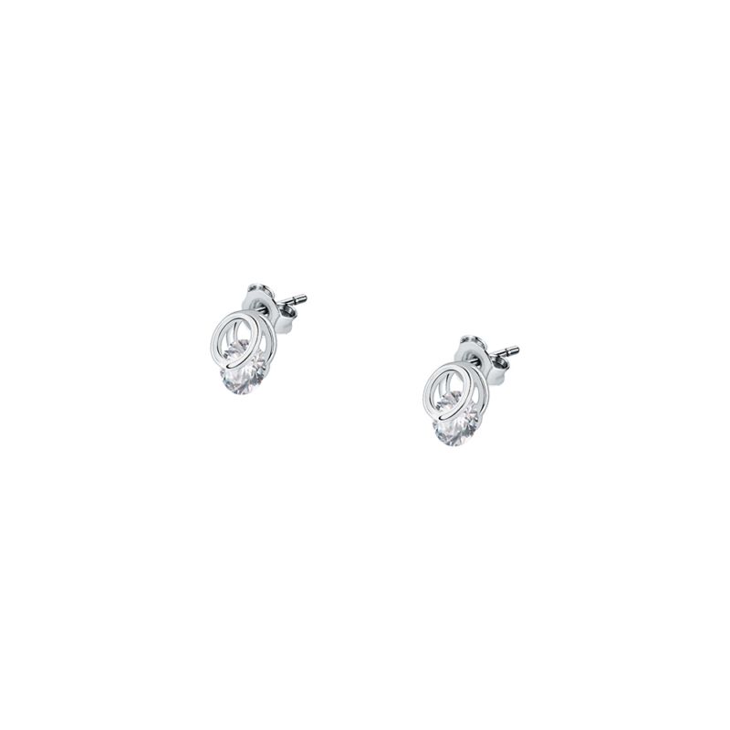 Boucles d'oreilles CLEOR pour femme en Argent 925/1000 serti de zircon - 0.002 g - taille : #null# - Z0159975