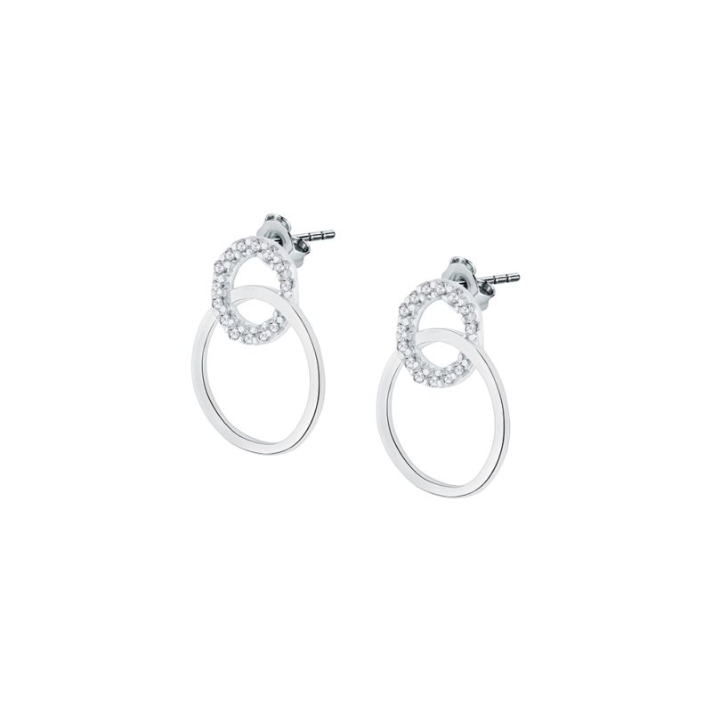Boucles d'oreilles CLEOR pour femme en Argent 925/1000 serti de zircon - 0.002 g - taille : #null# - Z0159995