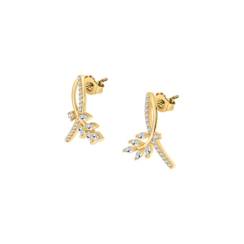 Boucles d'oreilles CLEOR pour femme en Argent 925/1000 serti de zircon - 0.002 g - taille : #null# - Z0160216