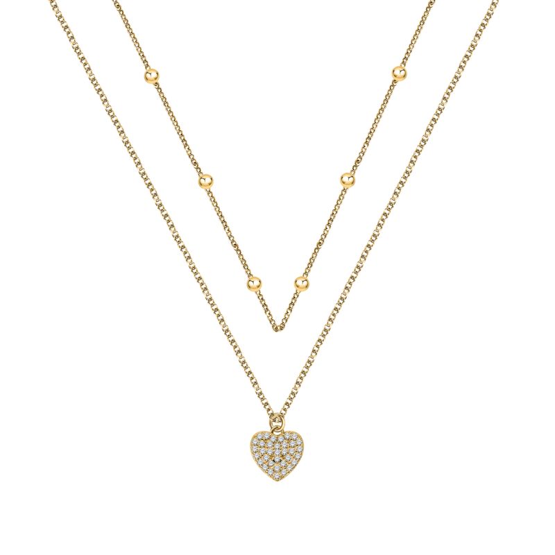 Collier CLEOR pour femme en Argent 925/1000 serti de zircon - 0.004 g - taille : 403CM - Z0160233