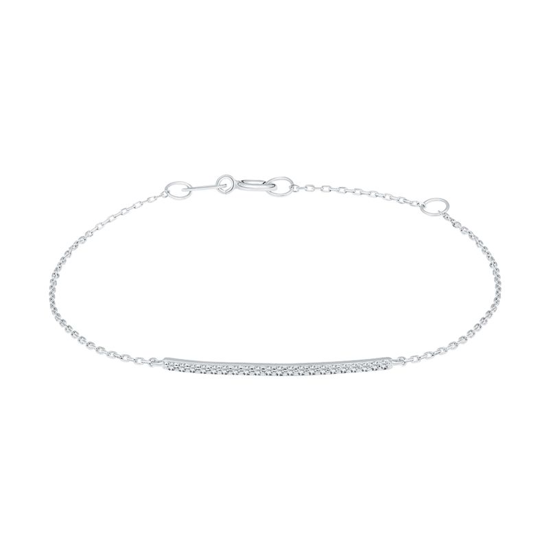 Bracelet CLEOR pour femme en Or 375/1000 serti de zircon - 0.001 g - taille : 162CM - Z0040297