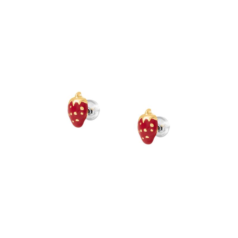 Boucles d'oreilles CLEOR pour enfant en Or 375/1000 serti de laque - taille : #null# - Z0041407