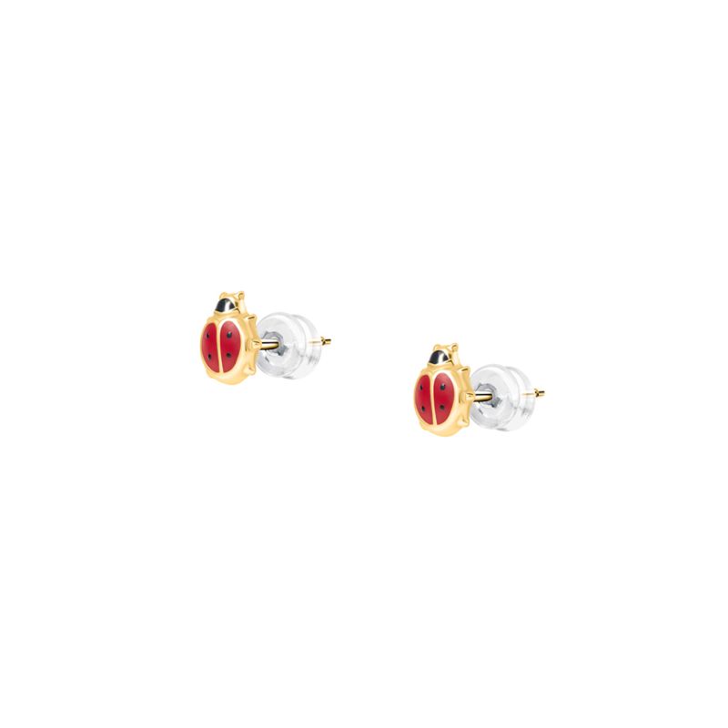 Boucles d'oreilles CLEOR pour enfant en Or 375/1000 serti de émail - taille : #null# - O2120063