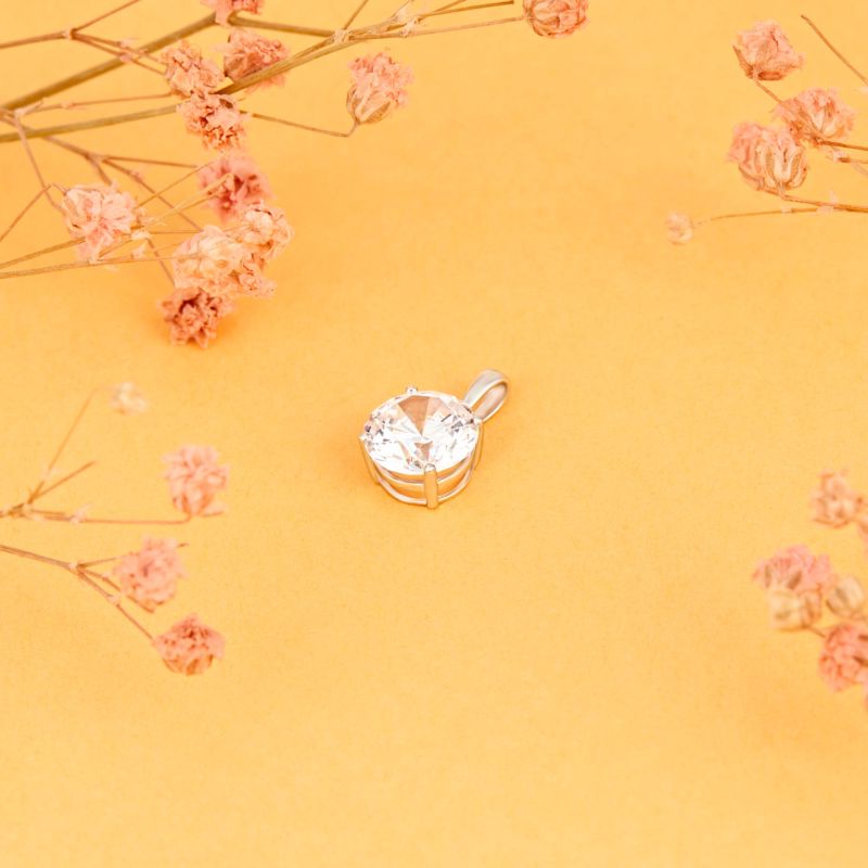 Pendentif CLEOR pour femme en Or 375/1000 serti de zircon - taille : #null# - Z0005430