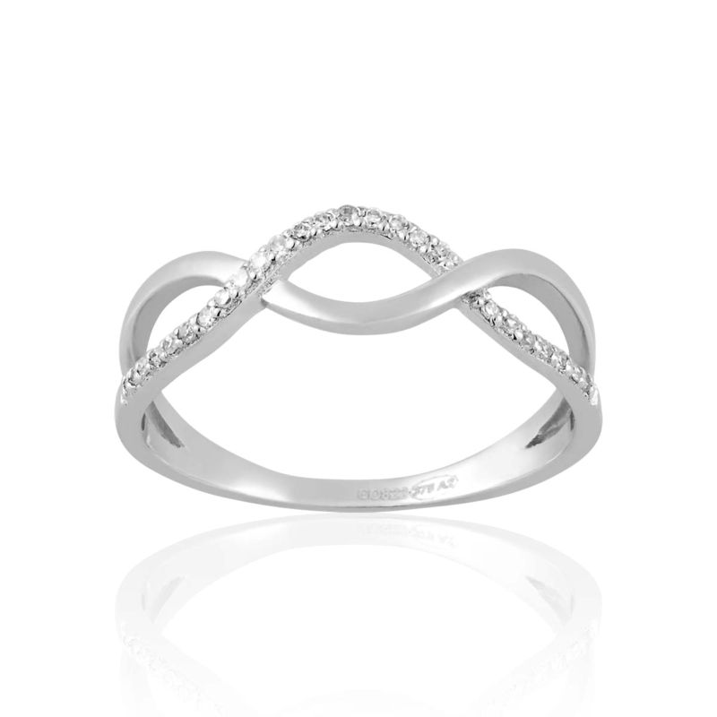 CLEOR Bague en or 375/1000 et diamant