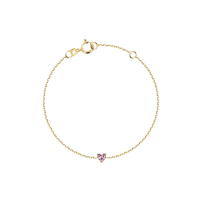 Bracelet CLEOR pour femme en Or 375/1000 serti de zircon - 0.001 g - taille : 162CM - D.3104500001