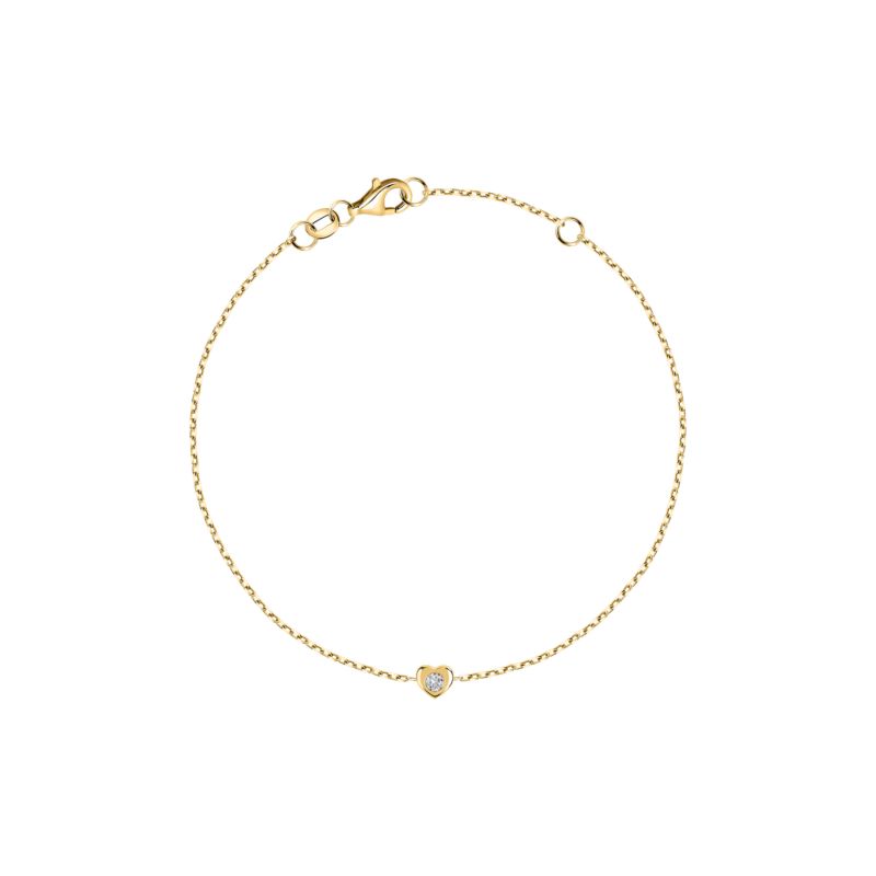 Bracelet CLEOR pour enfant en Or 375/1000 serti de diamant - 0.001 g - taille : #null# - D.3122500501