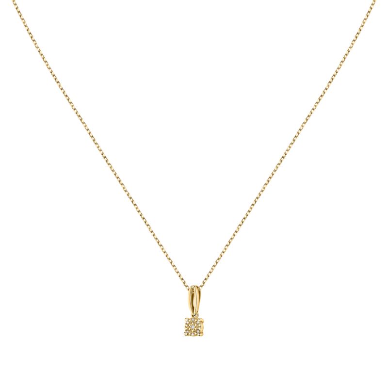 Collier CLEOR pour enfant en Or 375/1000 serti de diamant - 0.001 g - taille : #null# - D.3122900102