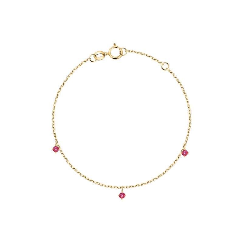Bracelet CLEOR pour femme en Or 375/1000 serti de topaze - 0.001 g - taille : #null# - D.3141500001