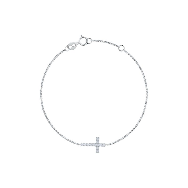 Bracelet CLEOR pour femme en Or 375/1000 serti de zircon - 0.001 g - taille : #null# - D.3226500001