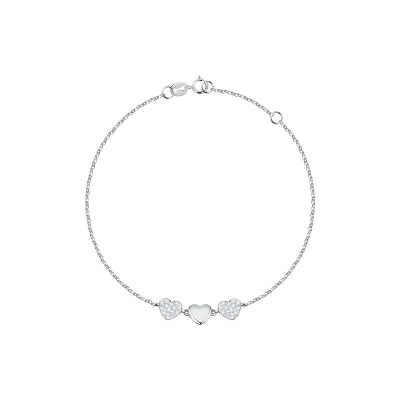 Bracelet CLEOR pour femme en Or 375/1000 serti de cristal - 0.001 g - taille : 172CM - D.3236500001
