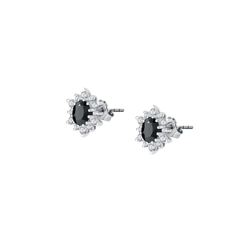 Boucles d'oreilles CLEOR pour femme en Or 375/1000 serti de saphir - 0.001 g - taille : #null# - D.3293103601