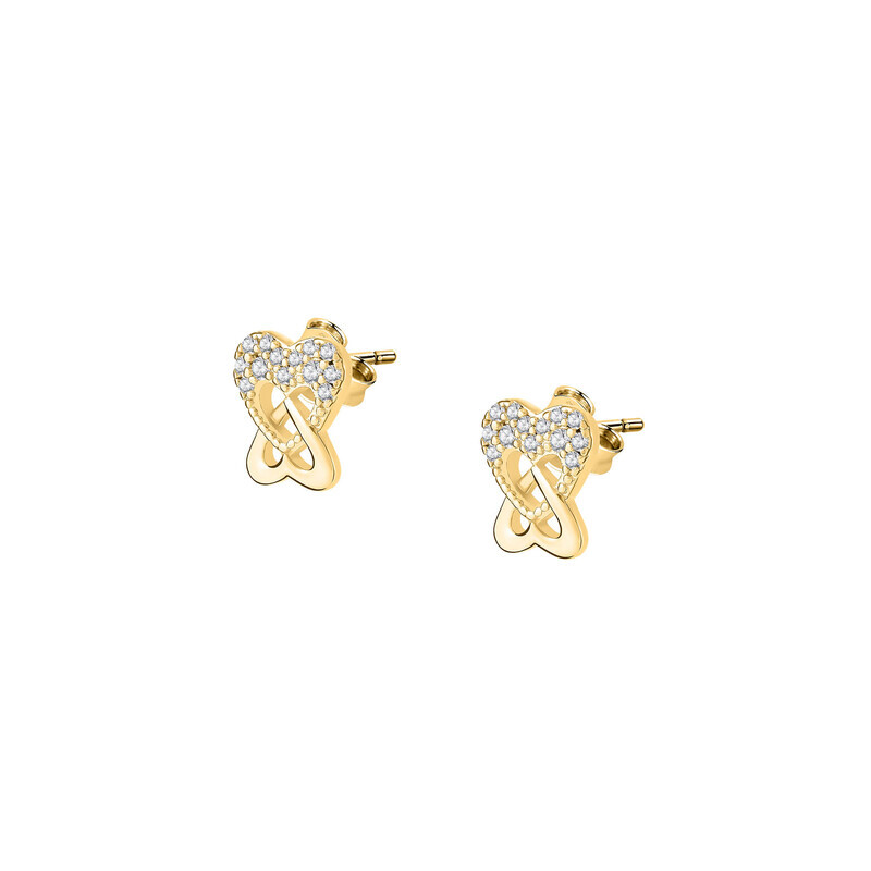 Boucles d'oreilles CLEOR pour femme en Plaqué Or serti de zircon - 0.001 g - taille : #null# - D.5142100004