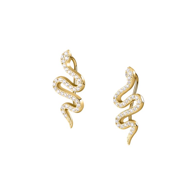 Boucles d'oreilles CLEOR pour femme en Plaqué Or serti de zircon - 0.002 g - taille : #null# - D.5145100001