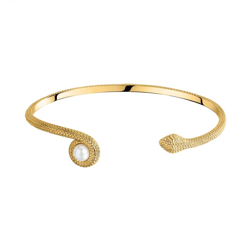 Bracelet CLEOR pour femme en Plaqué Or serti de perle de culture - 0.008 g - D.5190500002