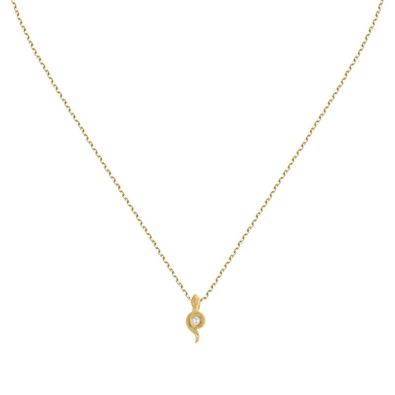 Collier CLEOR pour femme en Plaqué Or serti de perle de culture - 0.002 g - taille : 423CM - D.5190900001