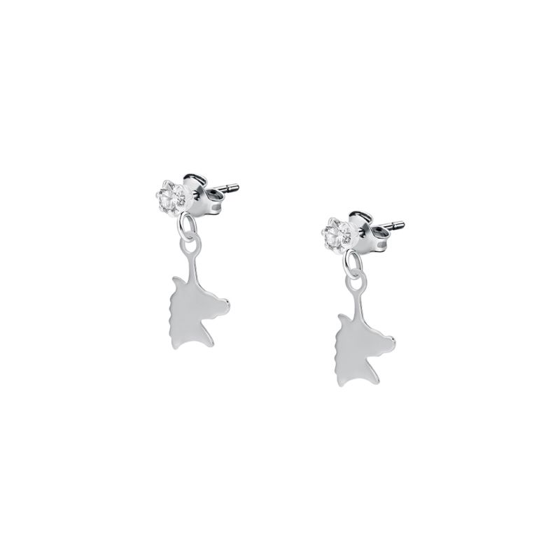 Boucles d'oreilles CLEOR pour enfant en Argent 925/1000 serti de zircon - 0.002 g - taille : #null# - Z0156559