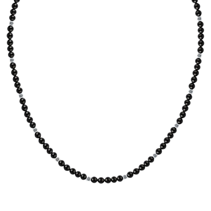 Collier CLEOR pour homme en Acier serti de perle - 0.024 g - taille : 60CM - D.7212900001