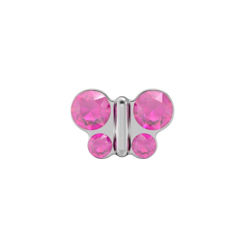CLEOR Boucles d'oreilles en acier et cristal