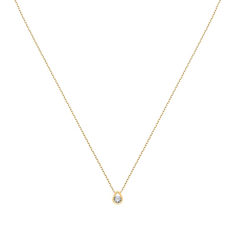 Collier CLEOR pour femme en Or 375/1000 serti de zircon - 0.001 g - taille : #null# - Z0159663