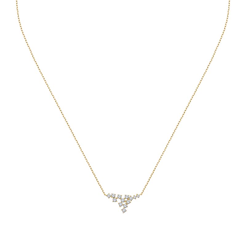 Collier CLEOR pour femme en Or 375/1000 serti de zircon - 0.001 g - taille : #null# - Z0159675