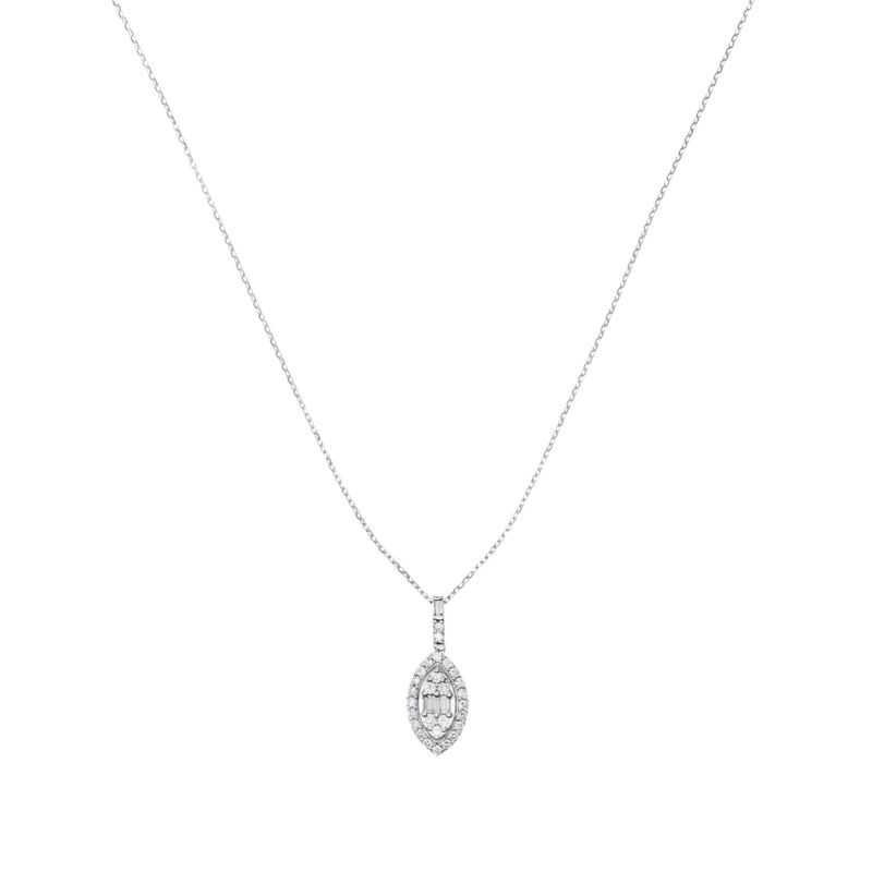 Collier CLEOR pour femme en Or 750/1000 serti de diamant - 0.003 g - taille : 402CM - D.8228902501