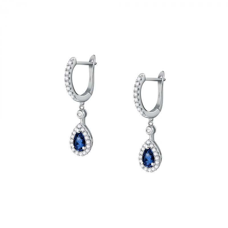 Boucles d'oreilles CLEOR pour femme en Or 750/1000 serti de saphir  - 0.002 g  - D.8252100002