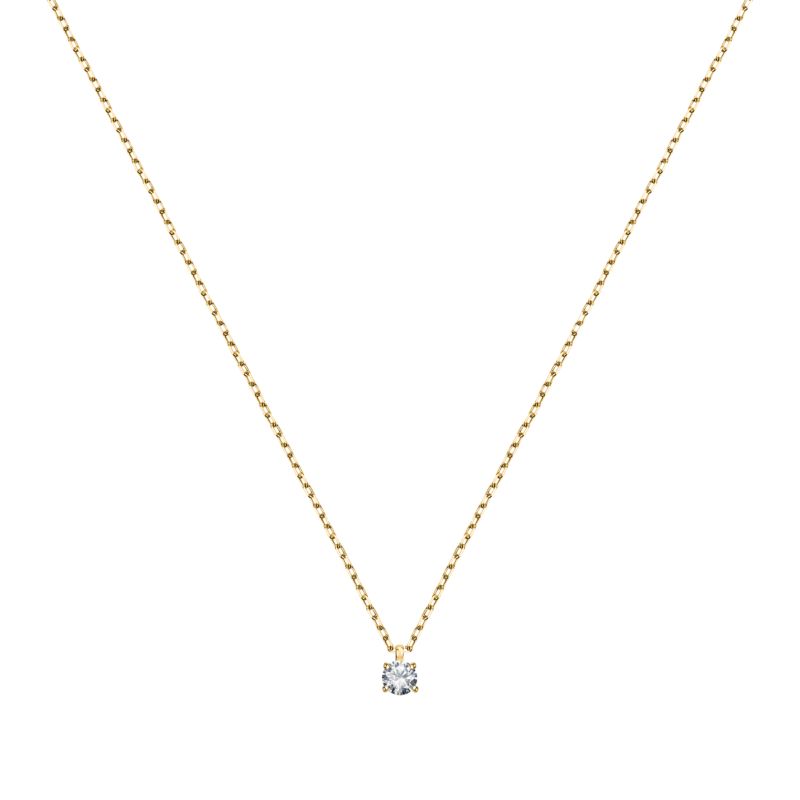Collier CLEOR pour femme en Or 750/1000 serti de diamant - 0.002 g - taille : 402CM - Z0160417