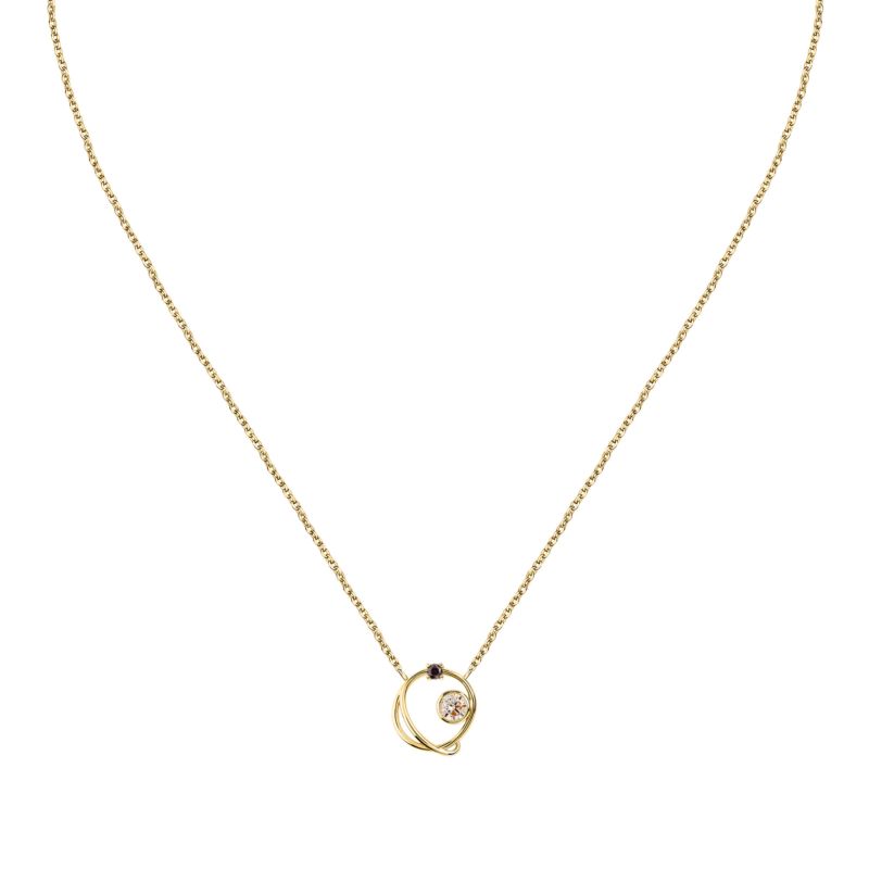 Collier CLEOR pour femme en Argent 925/1000 serti de zircon - 0.003 g - taille : 383CM - D.9122900001