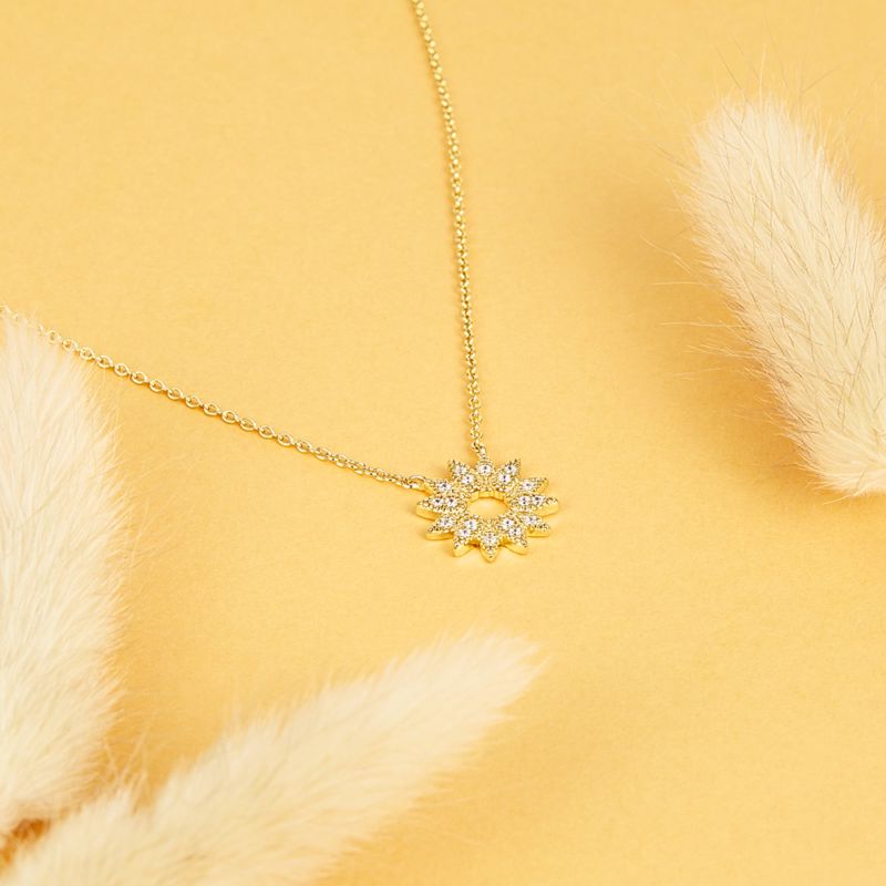 Collier CLEOR pour femme en Argent 925/1000 serti de zircon - 0.003 g - taille : 423CM - Z0160778
