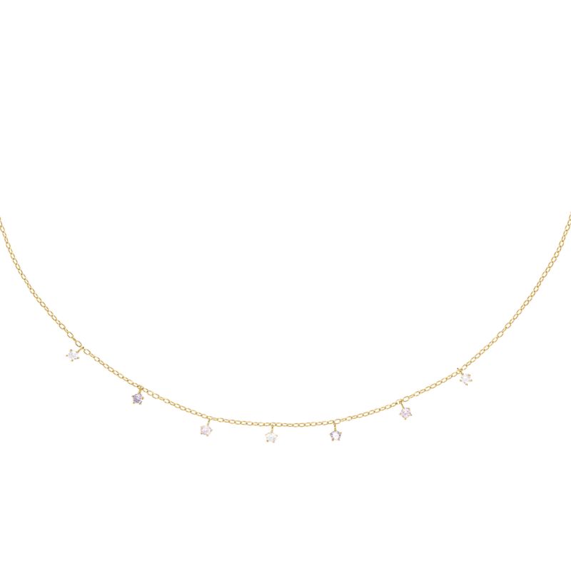 Collier CLEOR pour femme en Argent 925/1000 serti de zircon - 0.002 g - taille : 423CM - D.9188900001