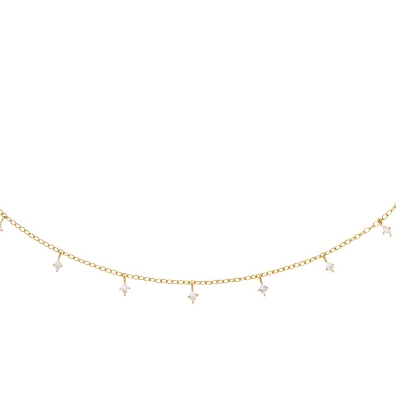 Collier CLEOR pour femme en Argent 925/1000 serti de zircon - 0.002 g - taille : 423CM - D.9188900003