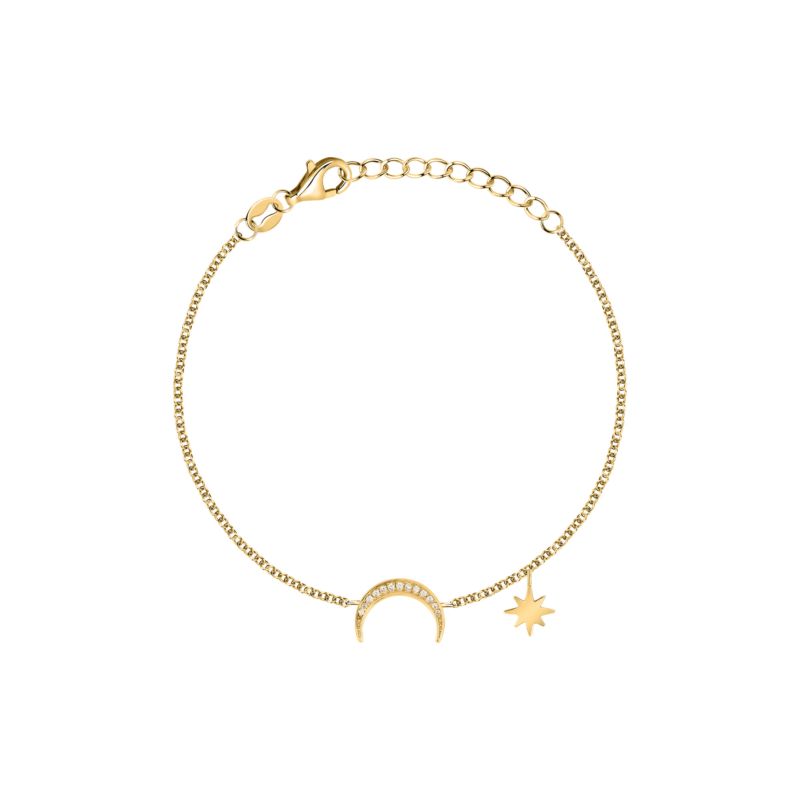 Bracelet CLEOR pour femme en Argent 925/1000 serti de zircon - 0.002 g - taille : 163CM - D.9192500001