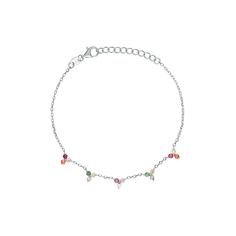 Bracelet CLEOR pour femme en Argent 925/1000 serti de zircon  - 0.002 g  - taille : 163CM - D.9207500007