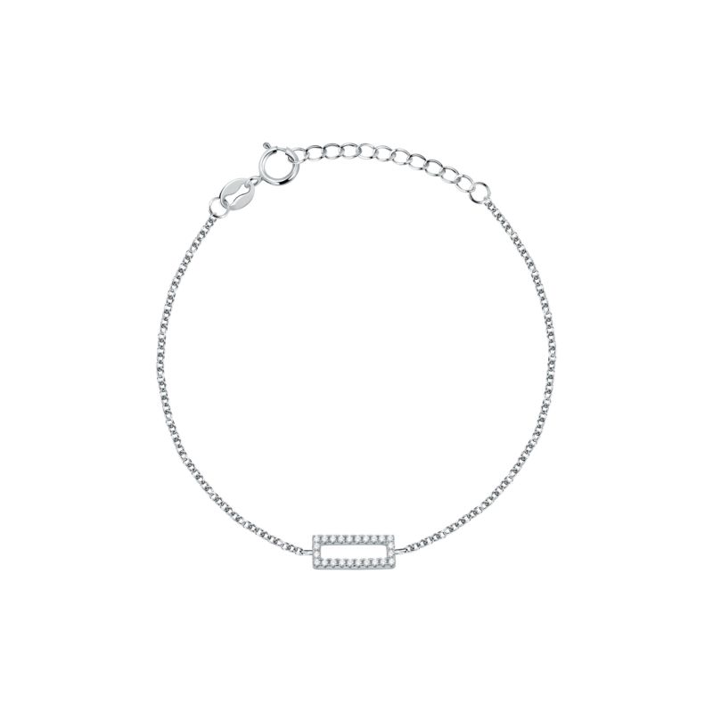Bracelet CLEOR pour femme en Argent 925/1000 serti de zircon - 0.002 g - taille : 173CM - D.9222500001