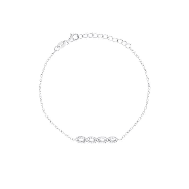 Collier CLEOR pour femme en Argent 925/1000 serti de zircon - 0.002 g - taille : 163CM - D.9289500002