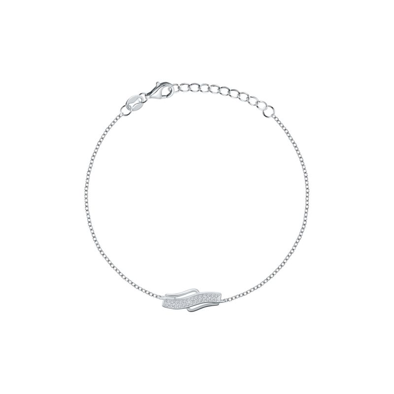 Collier CLEOR pour femme en Argent 925/1000 serti de zircon - 0.001 g - taille : 163CM - D.9289500005