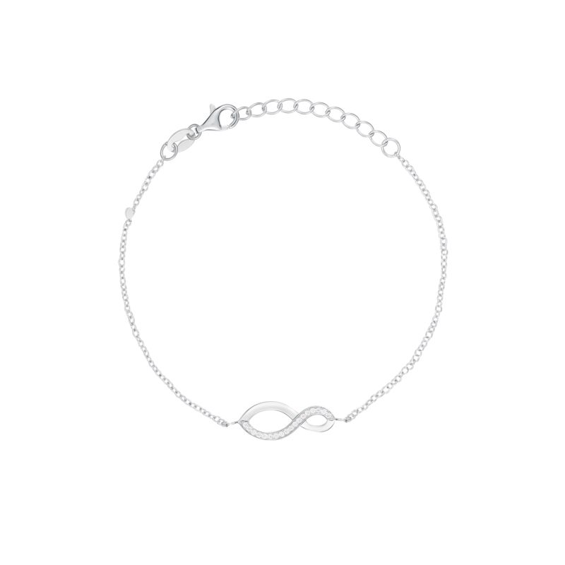 Collier CLEOR pour femme en Argent 925/1000 serti de zircon - 0.001 g - taille : 163CM - D.9289500009