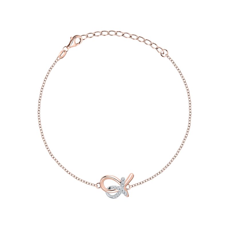 Bracelet CLEOR pour femme en Argent 925/1000 serti de zircon - 0.002 g - taille : 173CM - Z0160355
