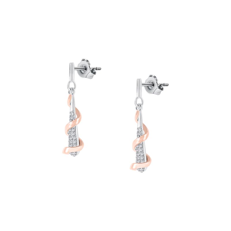 Boucles d'oreilles CLEOR pour femme en Argent 925/1000 serti de zircon - 0.003 g - taille : #null# - Z0161123