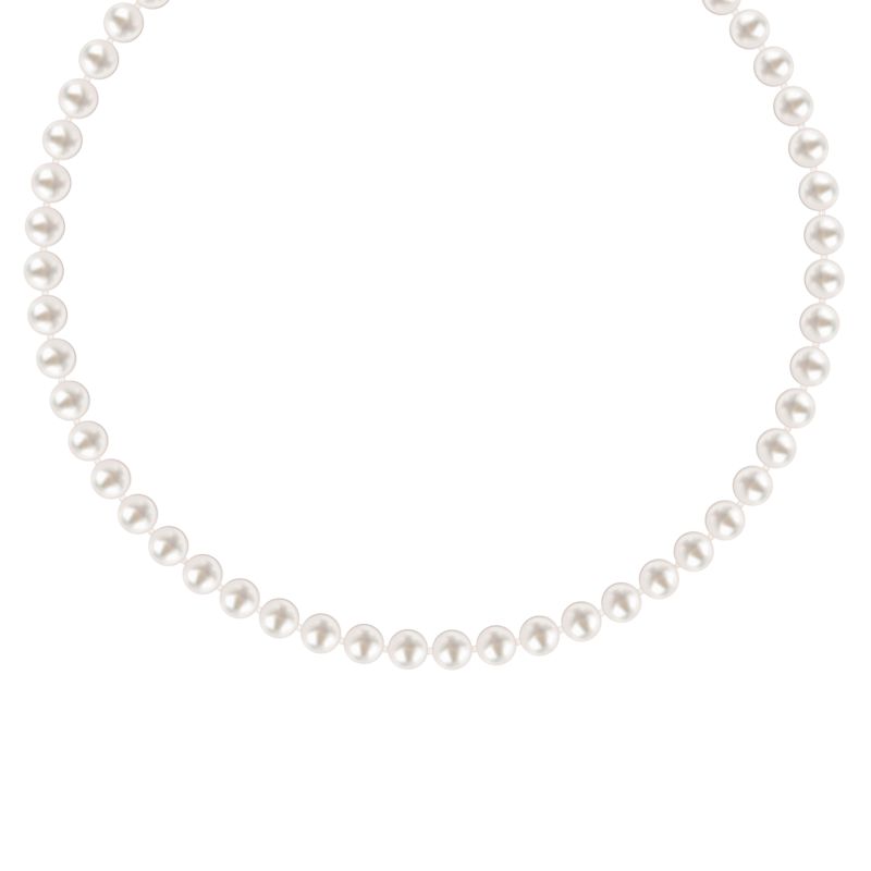 Collier CLEOR pour femme en Or 375/1000 serti de perle de culture - 0.001 g - taille : 42CM - Z0020154