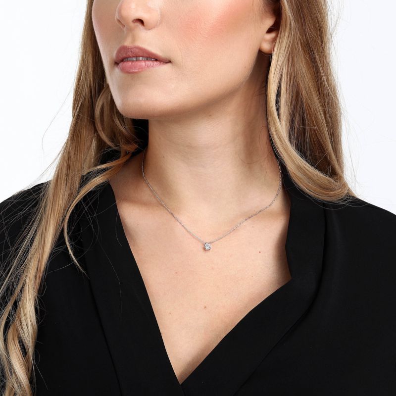 Collier CLEOR pour femme en Or 375/1000 serti de diamant - 0.002 g - taille : 402CM - 9COL9950G2W