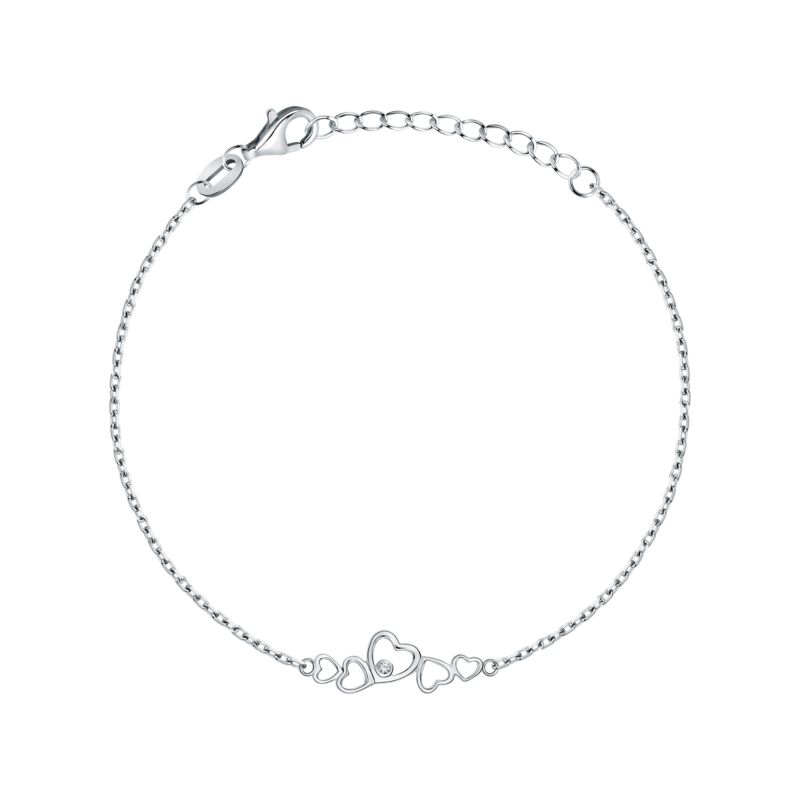 Bracelet CLEOR pour femme en Argent 925/1000 serti de zircon - 0.001 g - taille : 173CM - Z0042023