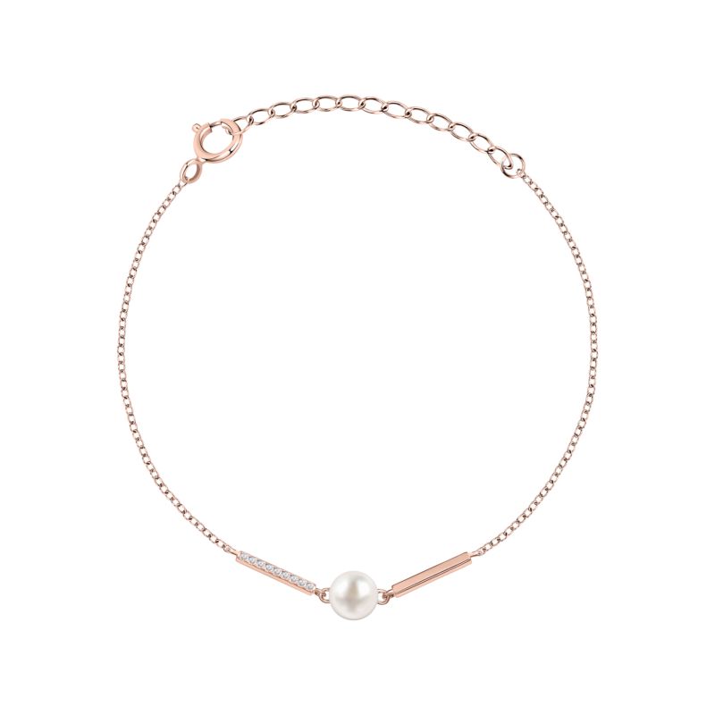 Bracelet CLEOR pour femme en Argent 925/1000 serti de perle de culture - 0.002 g - taille : 164CM - Z0150252