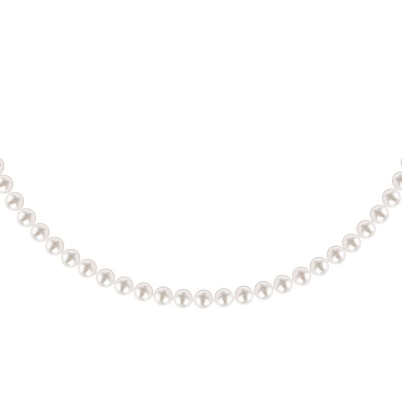 Collier CLEOR pour femme en Or 750/1000 serti de perle de culture - 0.020 g - taille : 42CM - Z0000888