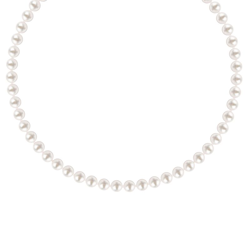 Collier CLEOR pour femme en Or 750/1000 serti de perle de culture - 0.027 g - taille : 42.5CM - Z0006037