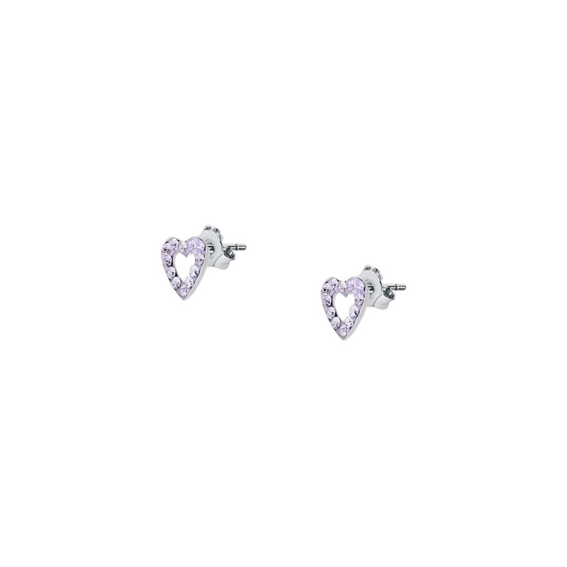 Boucles d'oreilles CLEOR pour enfant en Argent 925/1000 serti de cristal - taille : #null# - Z0042284