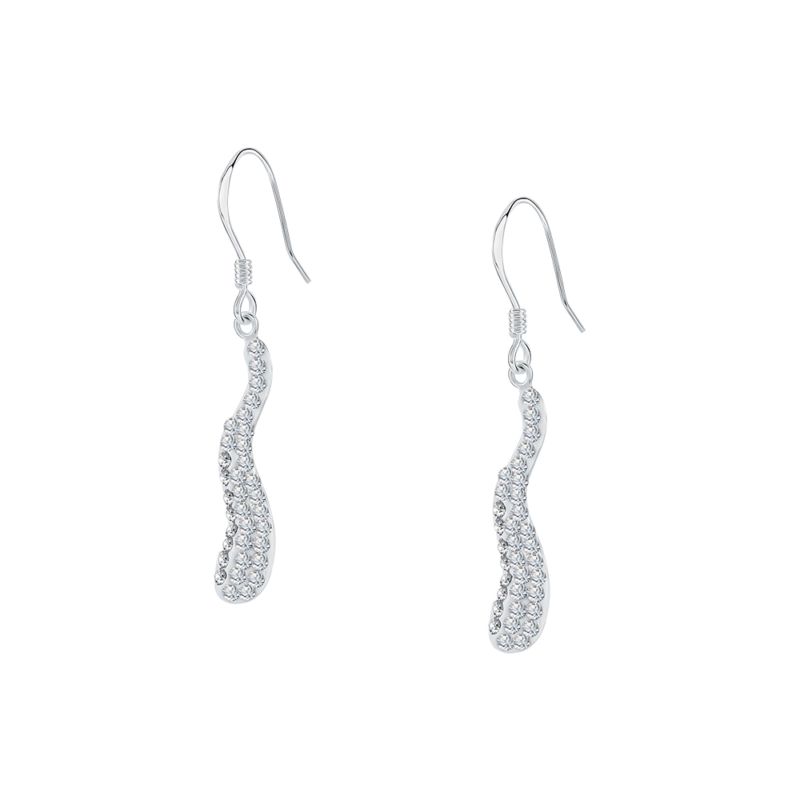 Boucles d'oreilles CLEOR pour femme en Argent 925/1000 serti de cristal - 0.001 g - taille : #null# - Z0147647
