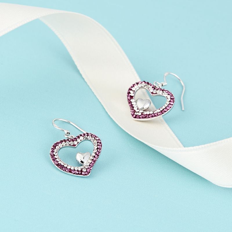 Boucles d'oreilles CLEOR pour femme en Argent 925/1000 serti de cristal - 0.003 g - taille : #null# - Z0042296